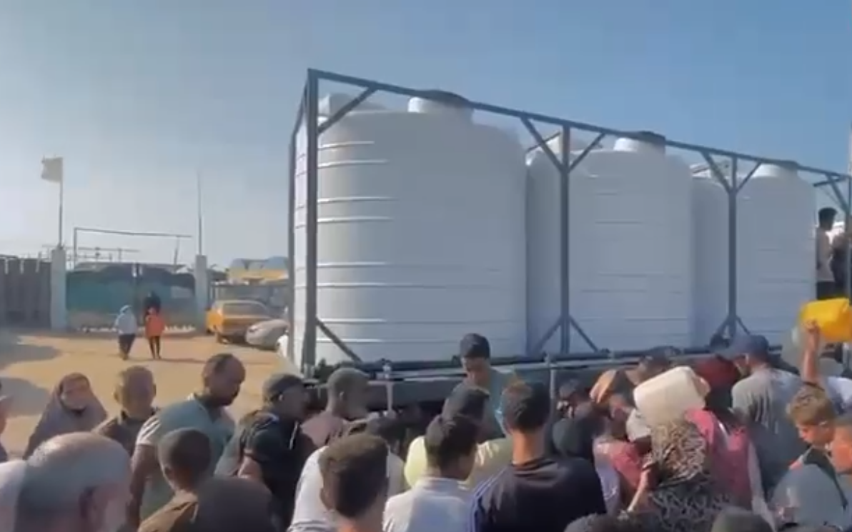 The Virtue of Water Charity for Displaced People in Gaza